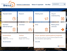 Tablet Screenshot of gemeentebest.nl